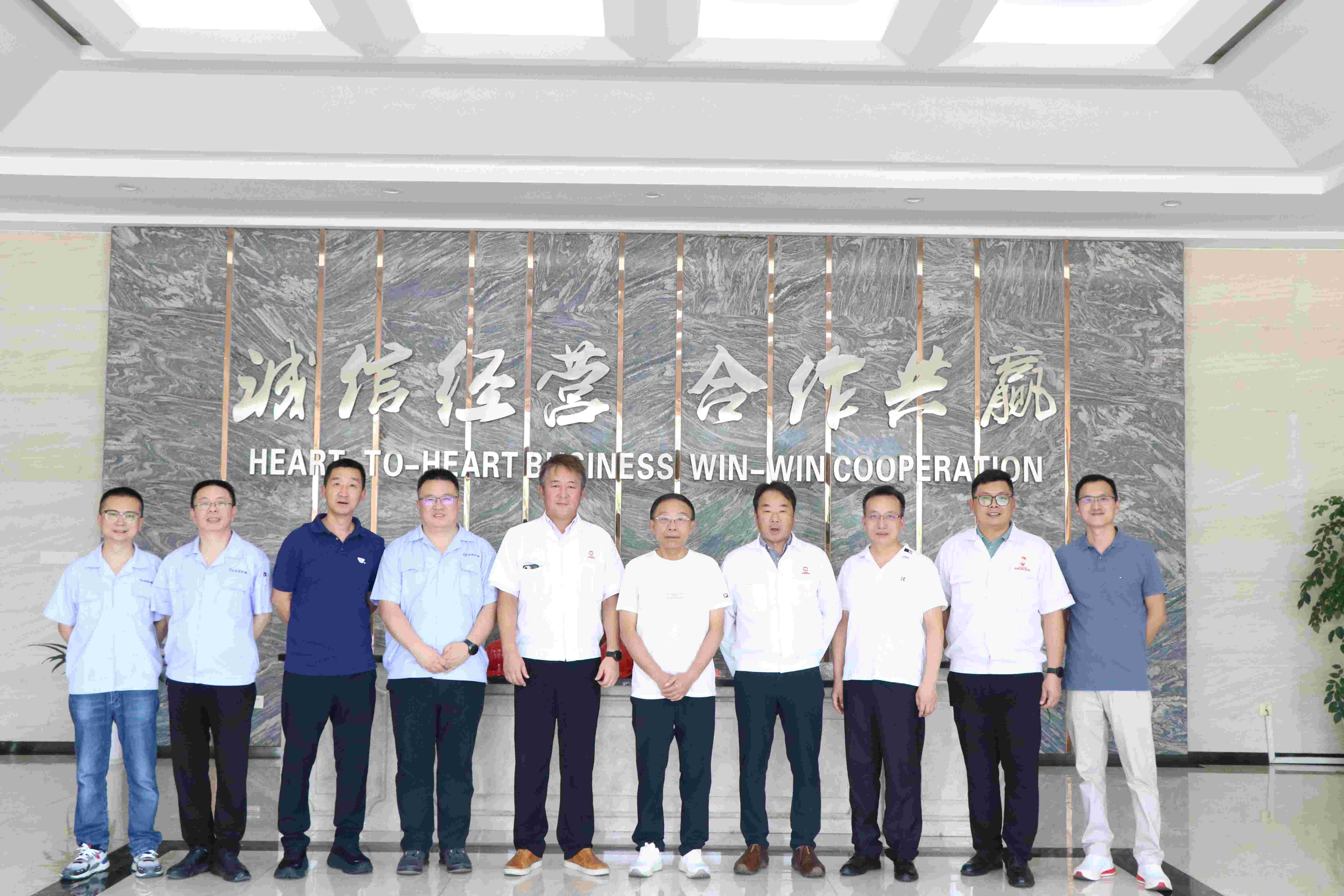 工作交流丨五羊本田高層領(lǐng)導(dǎo)蒞臨志成機(jī)械，共謀發(fā)展新篇章！